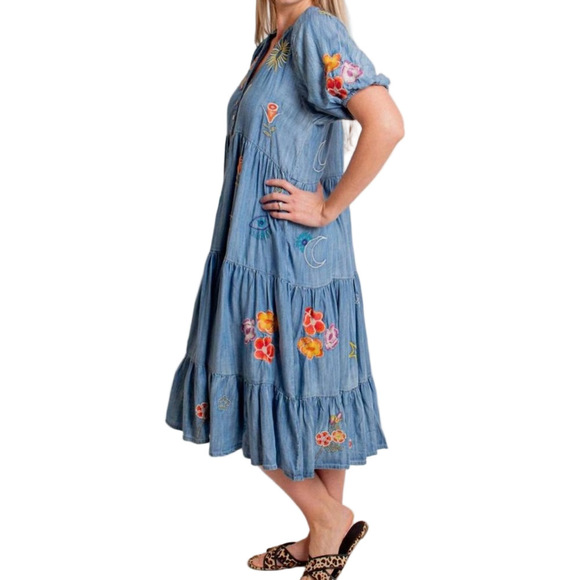 117. NWT WOMENS KYLA SEO S (FIT L) DETAIL DRESS - Picture 2 of 6